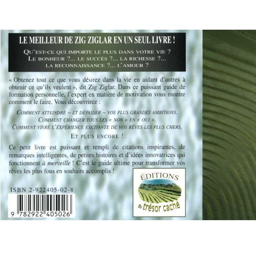 Livre Le petit manuel de Zig Ziglar : quelques conseils du plus grand motivateur américain (Livre...
