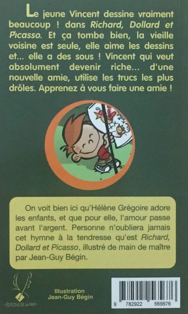 Livre Richar, Dollard et Picasso - Hélène Grégoire (Livre d'occasion) - ISBN 292256567X