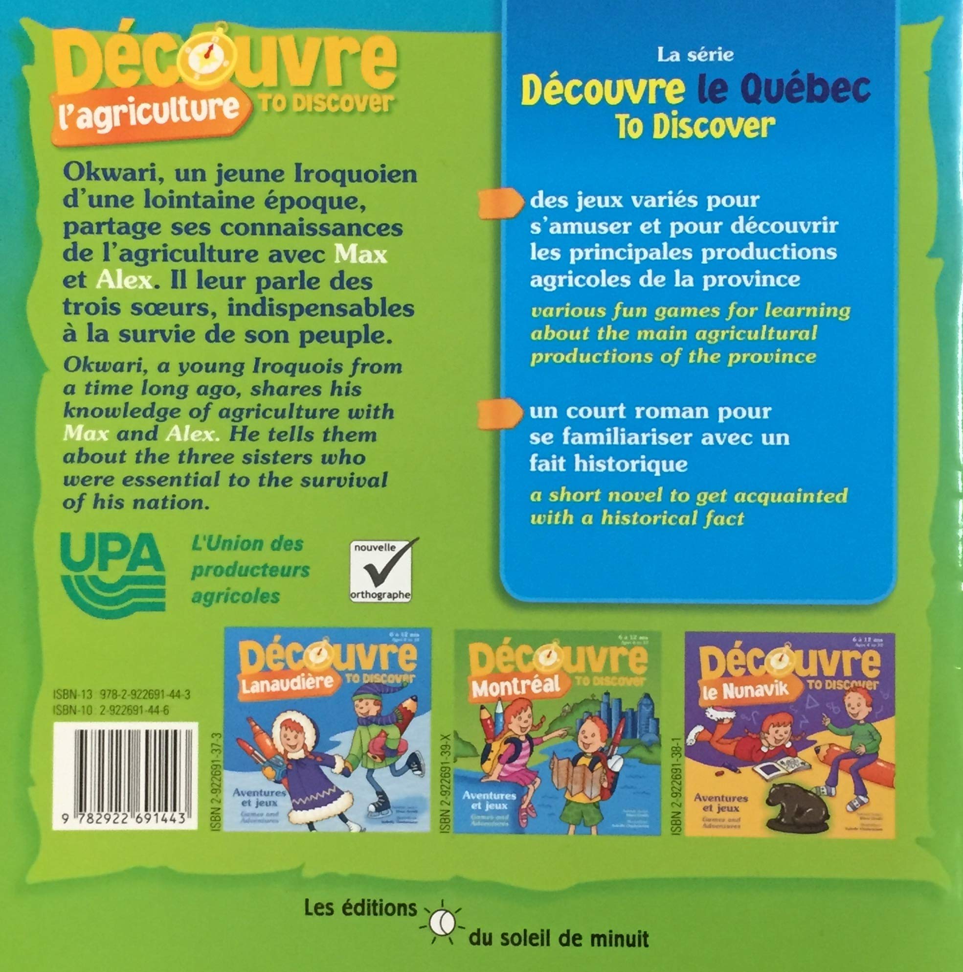 Livre Découvre l'agriculture - Diane Groulx (Livre d'occasion) - ISBN 2922691446
