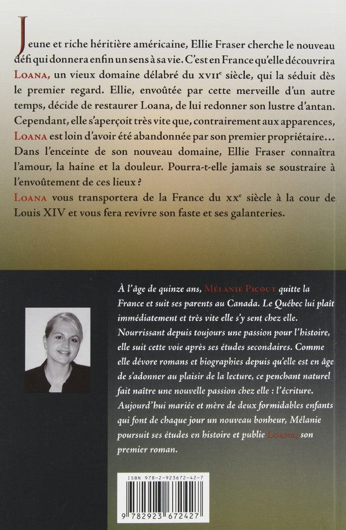 Livre Loana - Mélanie Picout (Livre neuf) - ISBN 2923672429