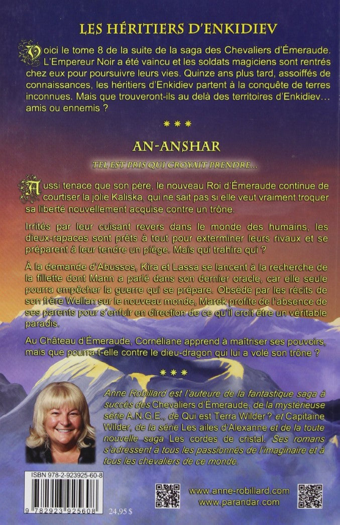 Livre Les héritiers d'Enkidiev # 8 : An-Anshar (Anne Robillard) (Livre neuf) - ISBN 2923925602