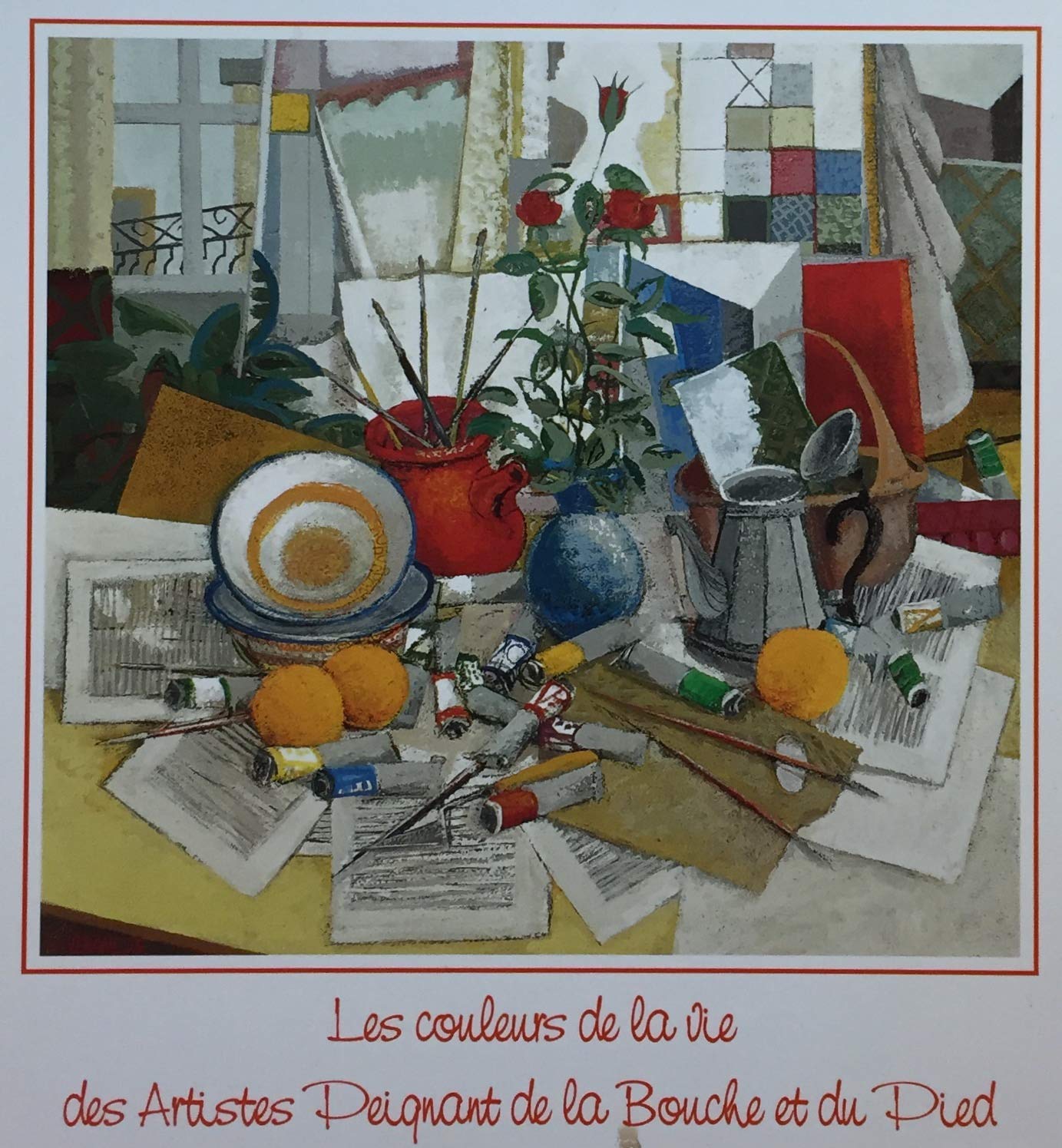 Livre Les couleurs de la vie : des artistes peignants de la bouche et du pied (Livre d'occasion) ...