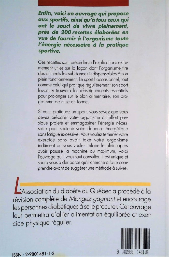 Livre Mangez Gagnant (Livre d'occasion) - ISBN 2980148113
