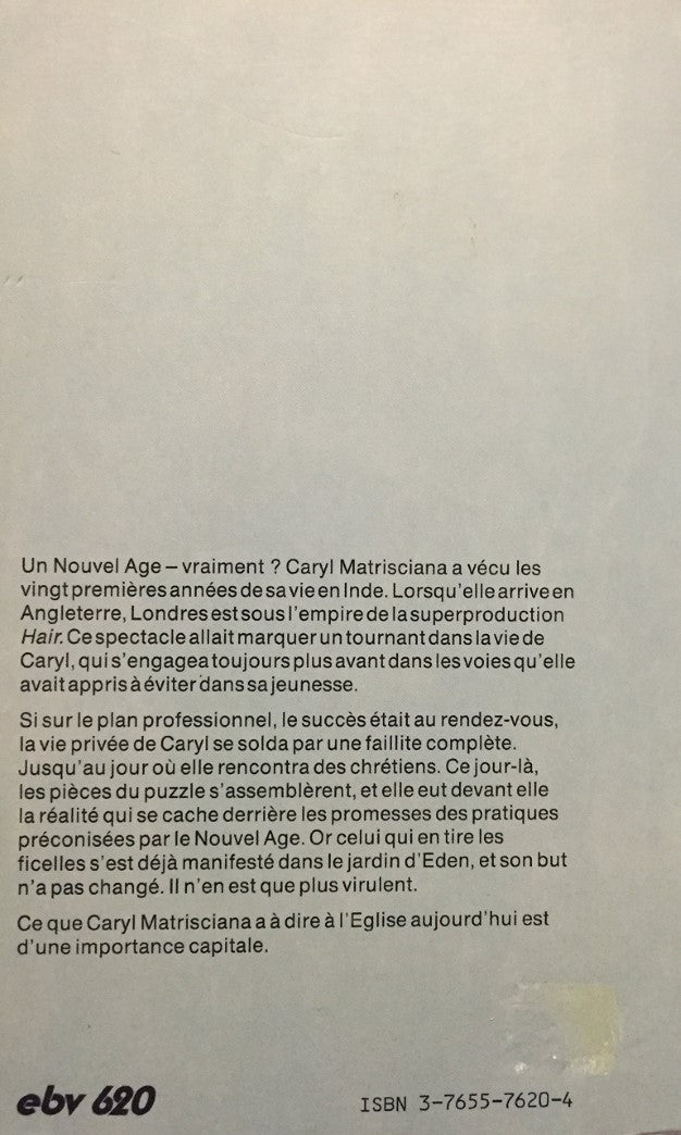 Livre Les dieux du Nouvel Age - Caryl Matrisciani (Livre d'occasion) - ISBN 3765576204