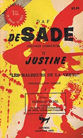 Livre Oeuvres complètes II justine ou les malheurs de la vertu - D.A.F. de Sade (Livre d'occasion)