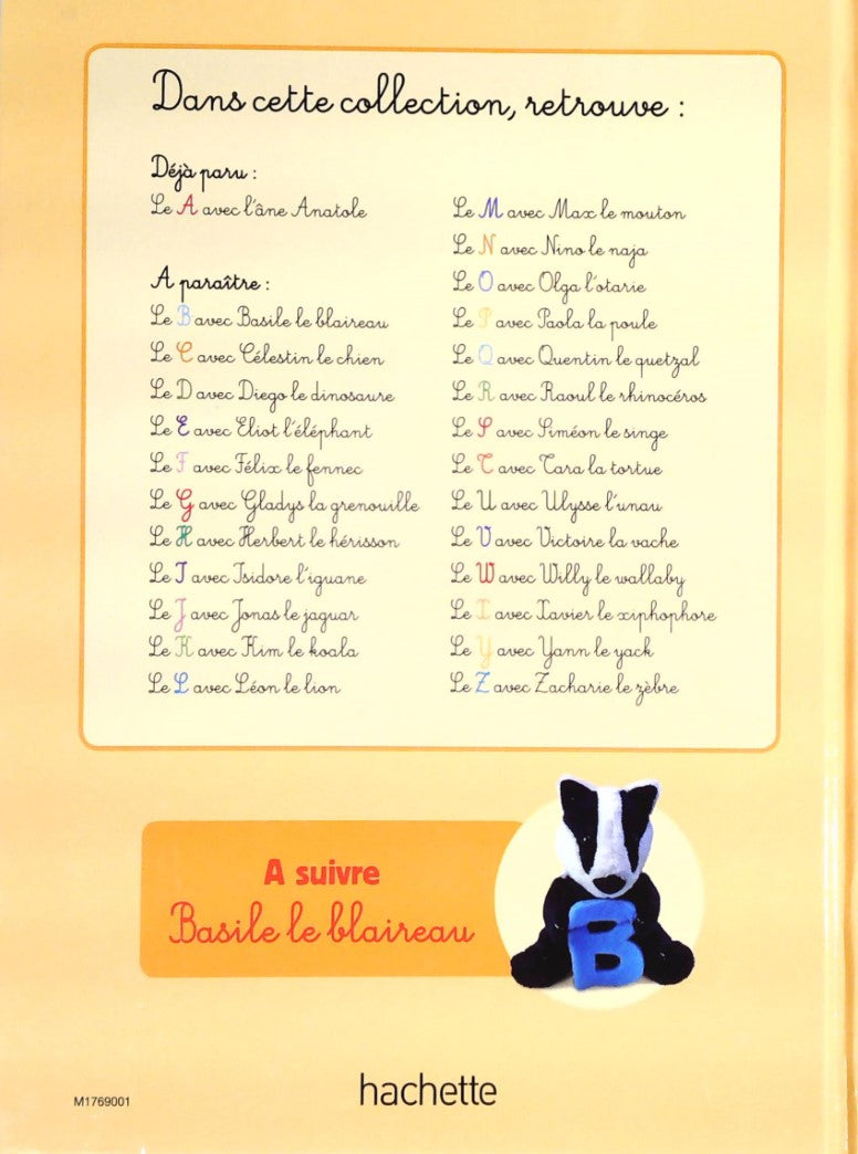 Livre Découvre le A avec l'âne Anatole - Collectif (Livre d'occasion)