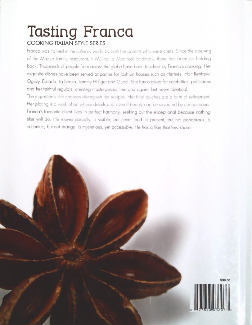 Livre Tasting Franca - Franca Mazza (Livre d'occasion)