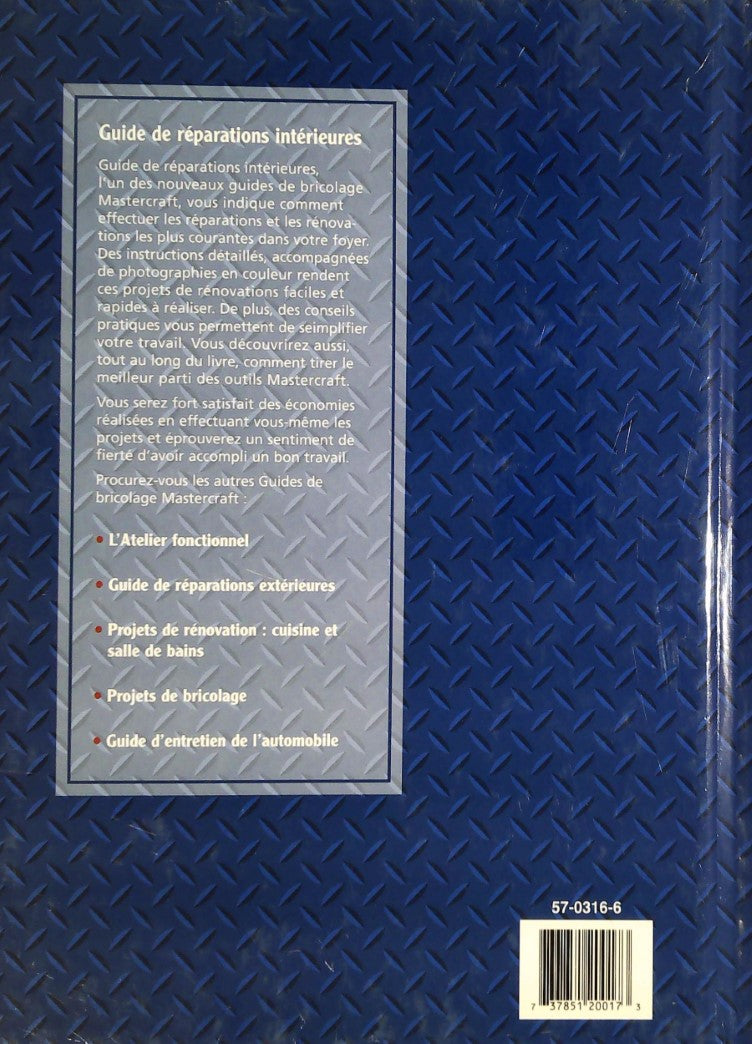 Livre Guide de réparations intérieures - Collectif (Livre d'occasion) - ISBN 0865737665