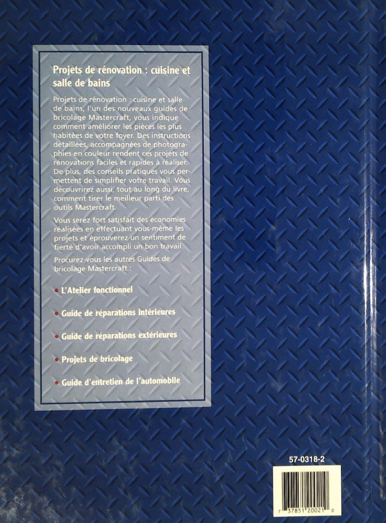 Livre Projets de rénovation : cuisine et salle de bains - Collectif (Livre d'occasion) - ISBN 086...