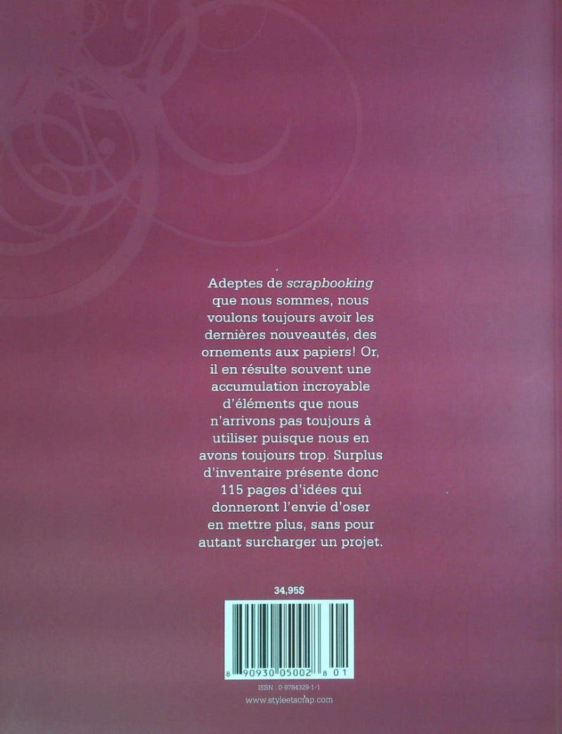 Livre Surplus d'inventaire : 115 pages idées pour alléger votre matériel - Mélanie Bériault (Livr...