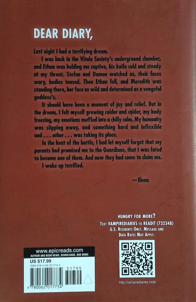 Livre The vampire diaries - L. J. Smith (Livre d'occasion) - ISBN 006201773X