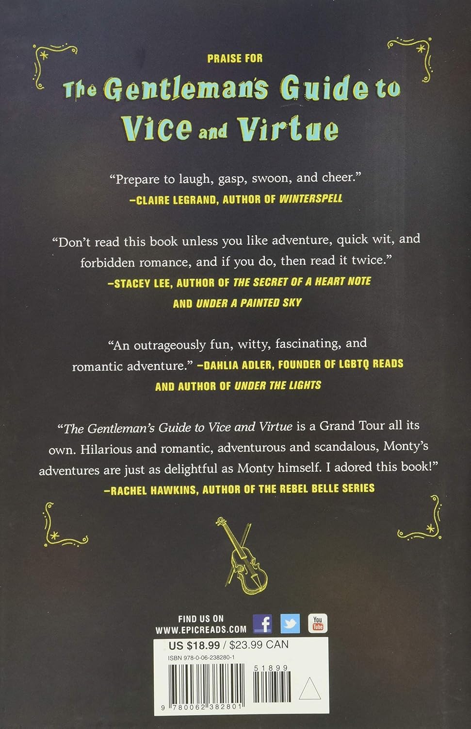 Livre The Gentleman's Guide to Vice and Virtue - Mackenzi Lee (Livre d'occasion) - ISBN 0062382802