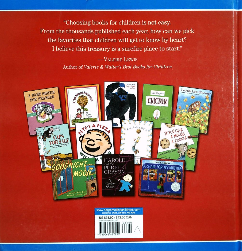 Livre HarperCollins Treasury of Picture Book Classics: A Child's First Collection - Various (Livr...