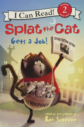 Livre I Can Read (Level 2) : Splat The Cat Gets A Job! (Rob Scotton) (Livre d'occasion) - ISBN...