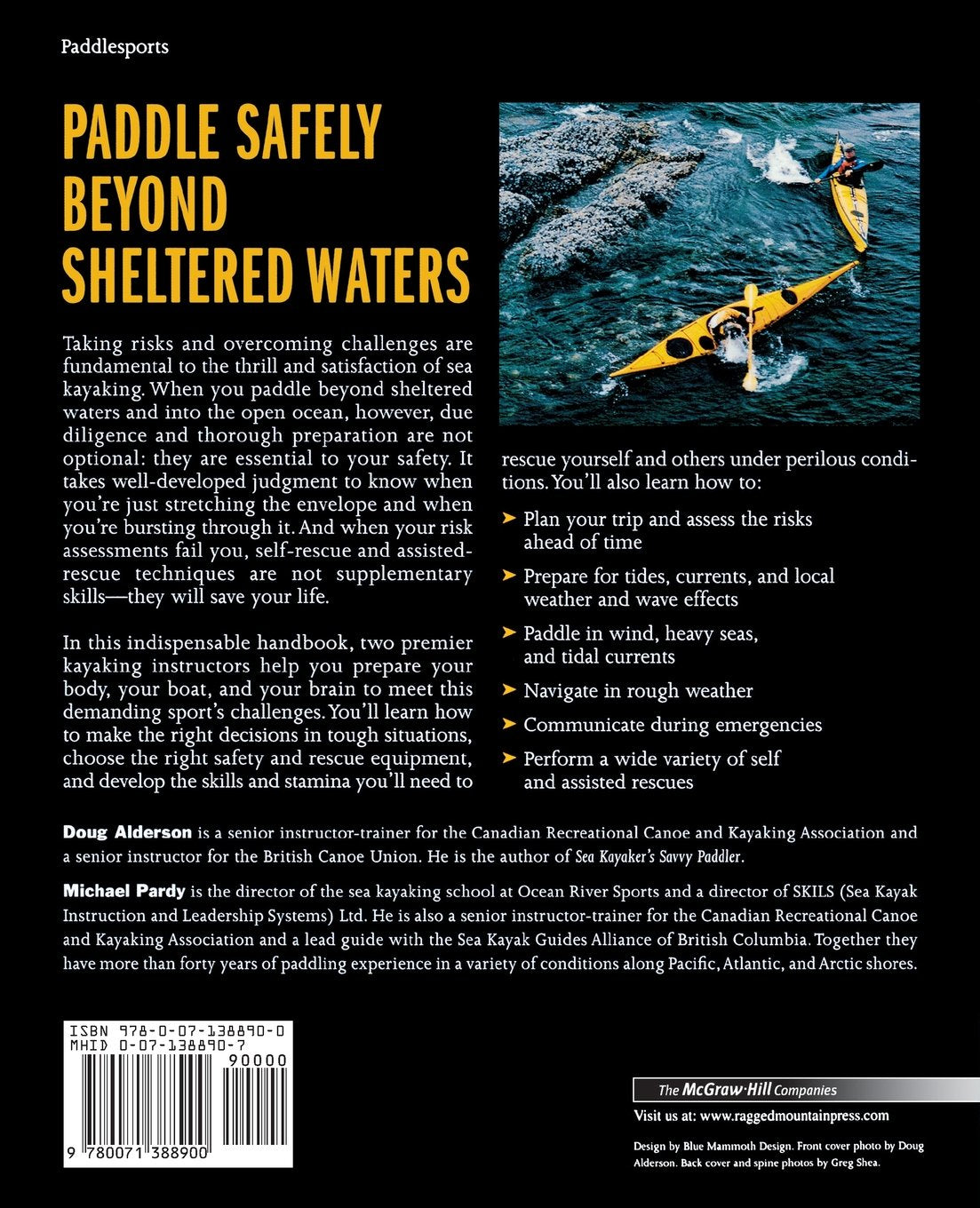 Livre Sea Kayaker Magazine's Handbook of Safety and Rescue - Doug Alderson (Livre d'occasion) - I...