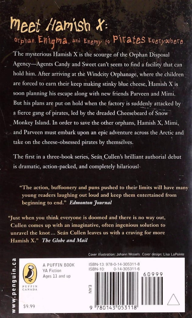 Livre Hamish X and the Cheese Pirates - Sean Cullen (Livre d'occasion) - ISBN 0143053116