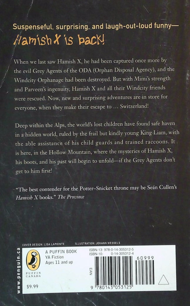 Livre Hamish X and the Hollow Mountain - Sean Cullen (Livre d'occasion)