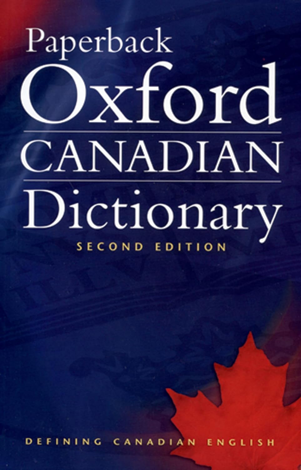 Livre Paperback Oxford Canadian Dictionary (2nd Edition) (Livre d'occasion) - ISBN 0195424395