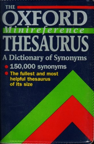 Livre The Oxford Minireference Thesaurus - Alan Spooner (Livre d'occasion) - ISBN 0198691718