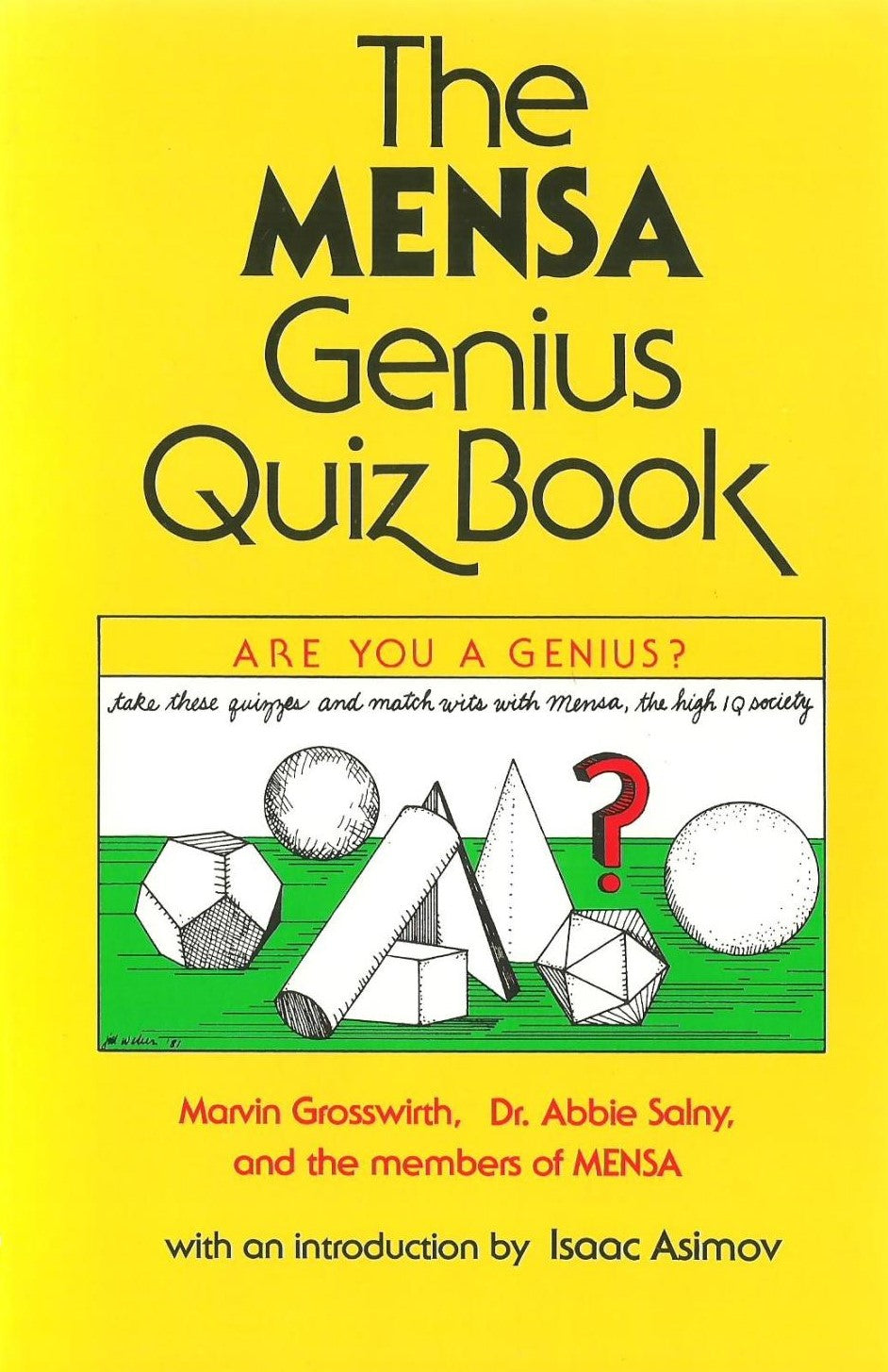 Livre The Mensa Genius QuizBook - Marvin Grosswirth (Livre d'occasion) - ISBN 0201059592