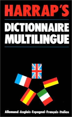 Livre Dictionnaire multilingue, Allemand - Anglais - Espagnol - Francais - Italies (Harrap)...