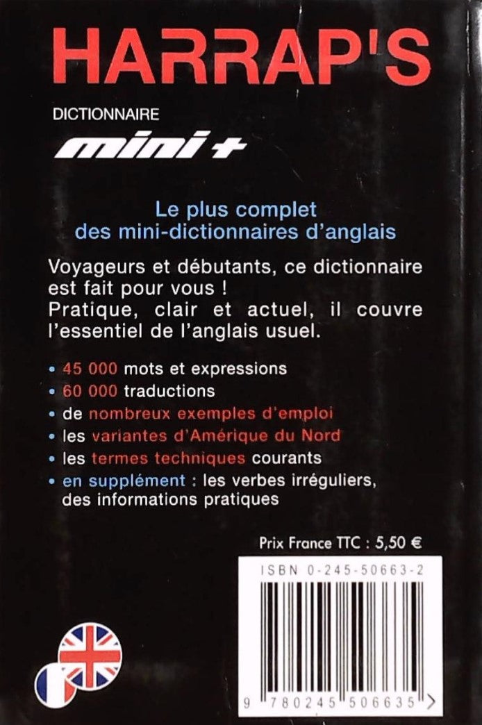 Livre Harrap's mini plus anglais-français - français-anglais (Collectif) (Livre d'occasion) -...