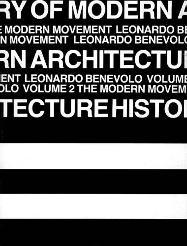 Livre History Of Modern Architecture (Leonardo Benevolo) (Livre d'occasion) - ISBN 0262520451