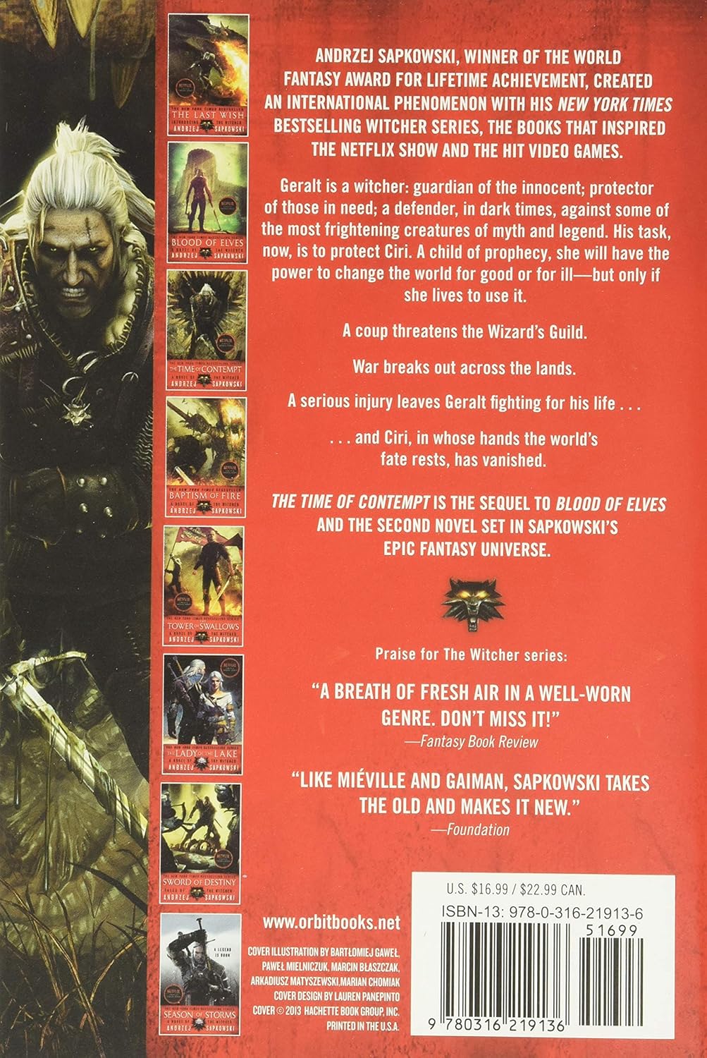 Livre The Time of Contempt - Adrezej Sapkowski (Livre d'occasion)