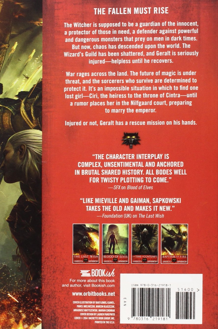 Livre Baptism of Fire - Adrezej Sapkowski (Livre d'occasion)