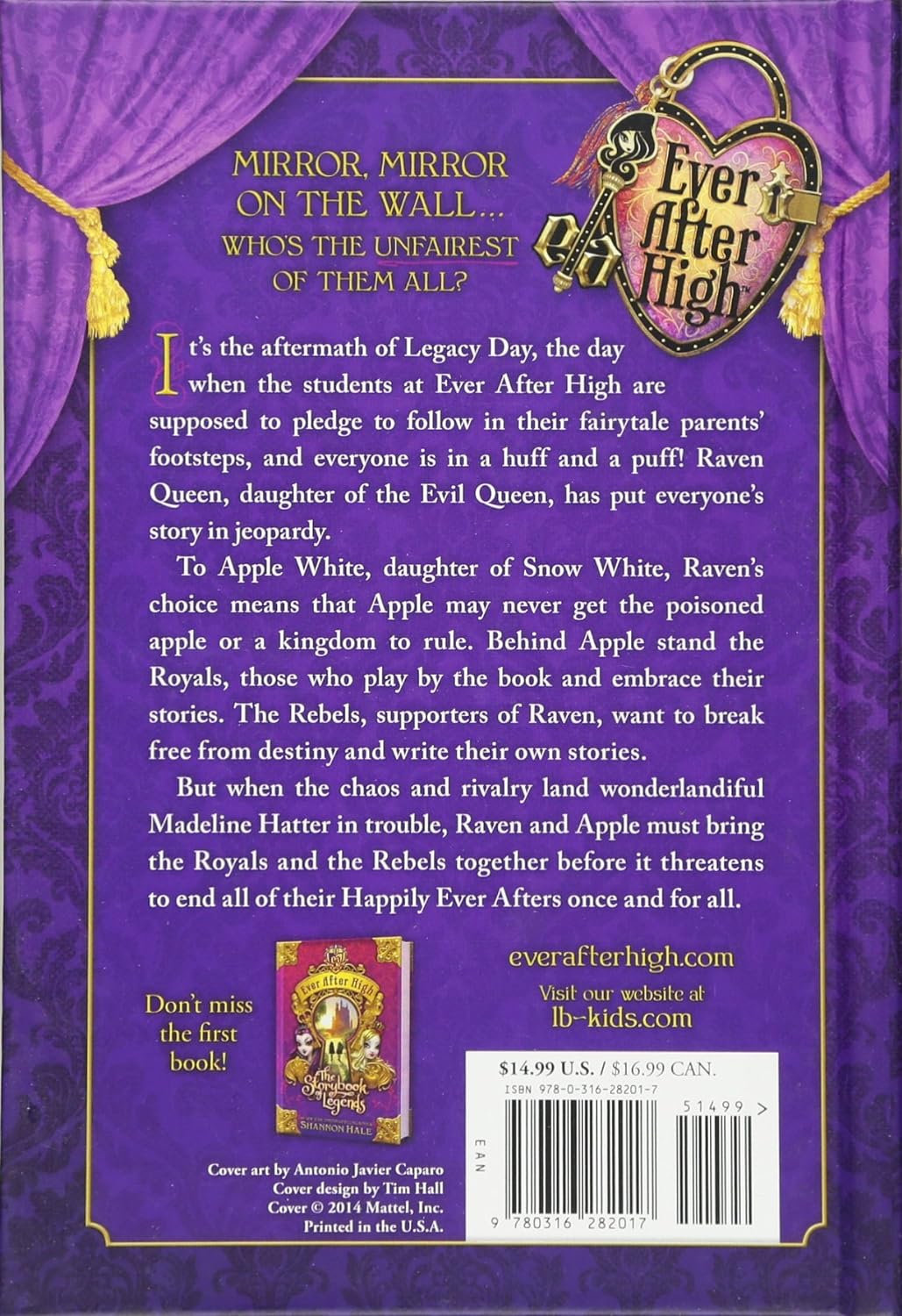 Ever After High # 2 : The Unfairest of Them All (Shannon Hale)