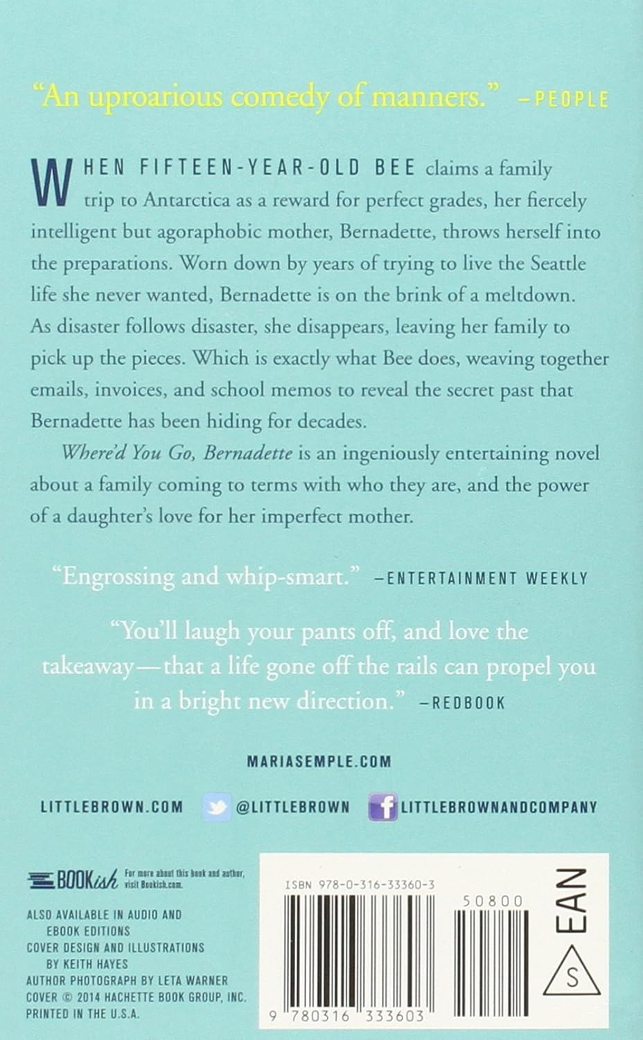 Livre Where'd You Go, Bernadette - Maria Semple (Livre d'occasion) - ISBN 0316333603