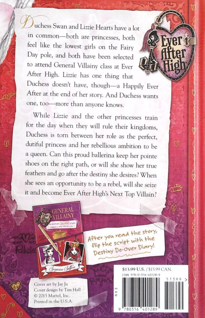 Livre Ever After High: Next Top Villain - Suzanne Selfors (Livre d'occasion) - ISBN 0316401285