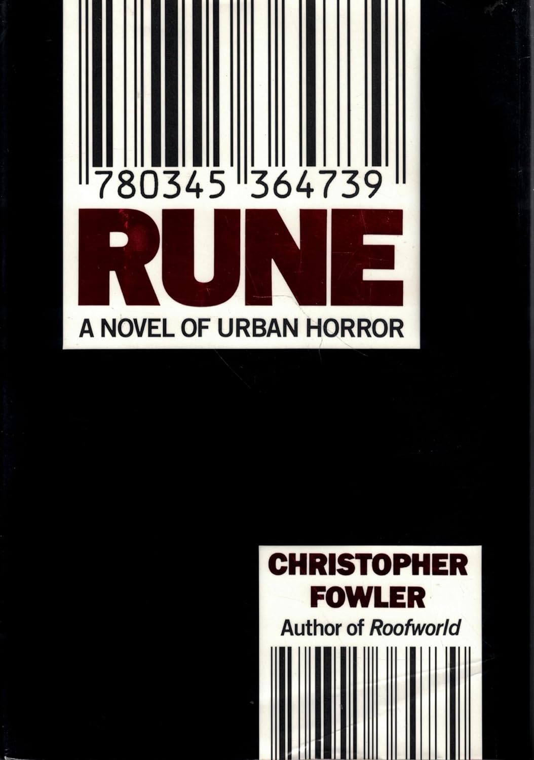 Livre Rune - Christopher Fowler (Livre d'occasion) - ISBN 0345364732