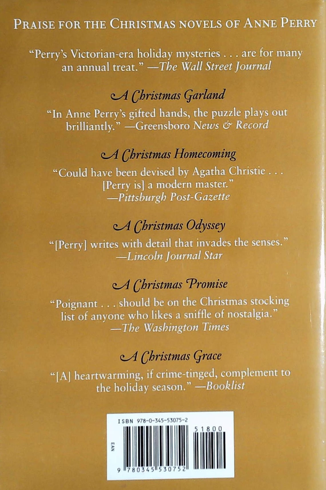 Livre A Christmas Hope - Anne Perry (Livre d'occasion)