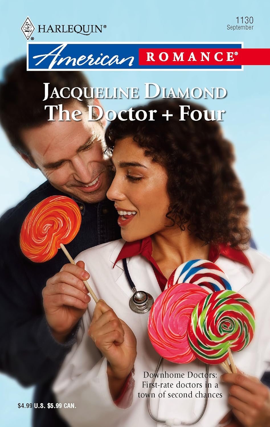 Livre The Doctor + Four - Jacqueline Diamond (Livre d'occasion) - ISBN 0373751346