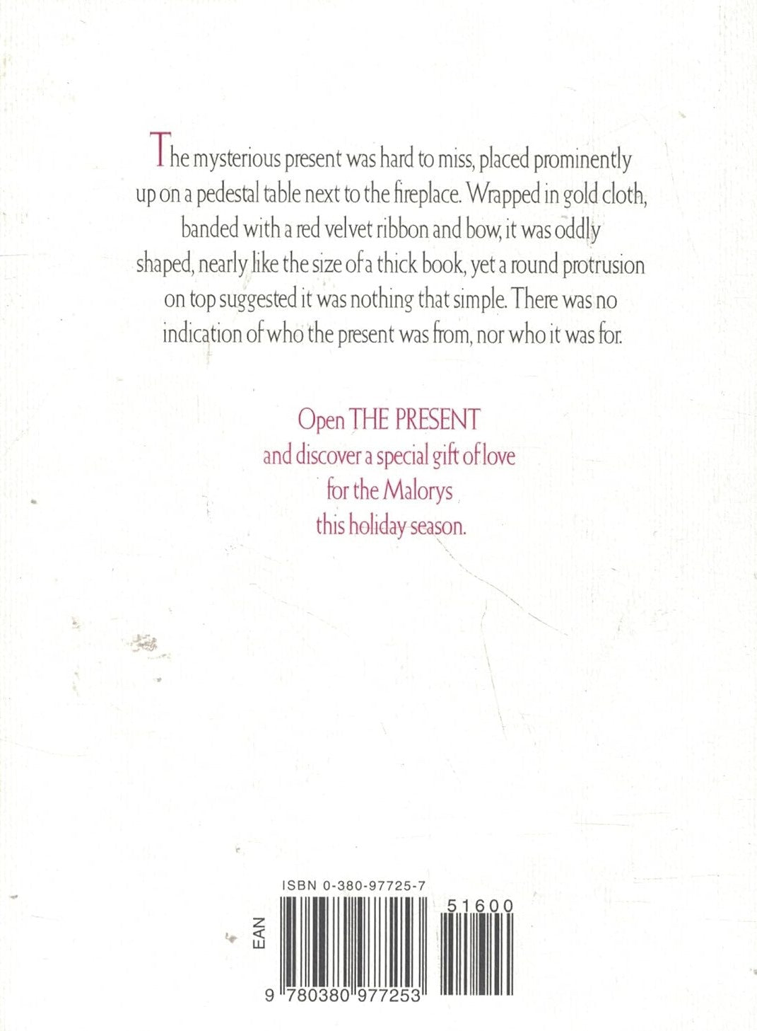 Livre The Present - Johanna Lindsey (Livre d'occasion) - ISBN 0380977257