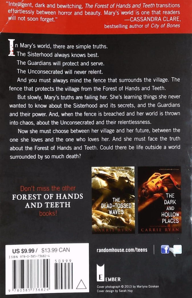 Livre The Forest of Hands and Teeth - Carrie Ryan (Livre d'occasion) - ISBN 0385736827