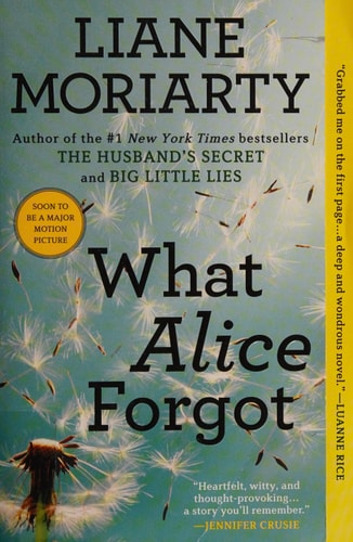 Livre What Alice Forgot (Liane Moriarty) (Livre d'occasion) - ISBN 0425247449