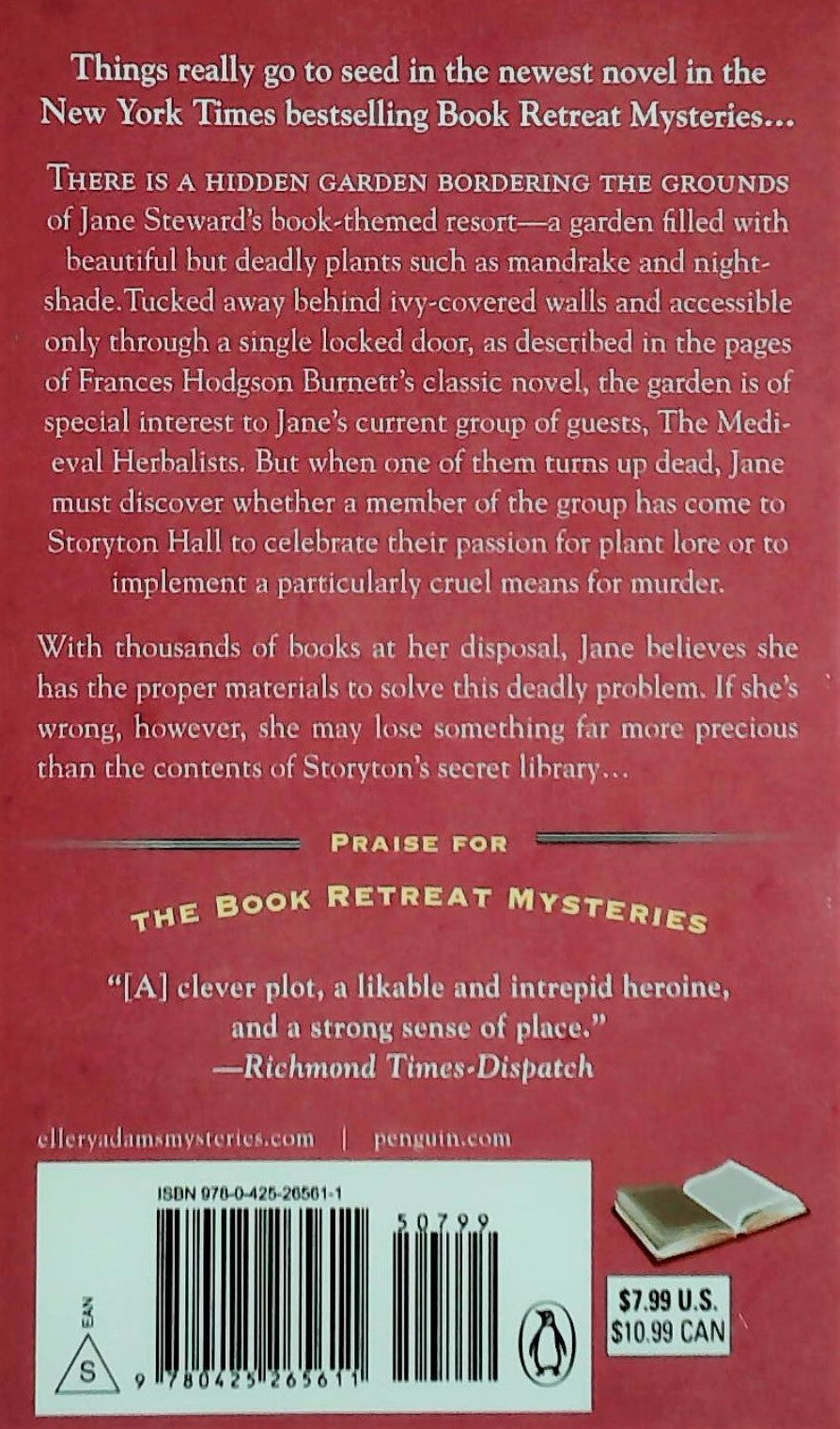 Livre Murder in the Secret Garden - Ellely Adams (Livre d'occasion)