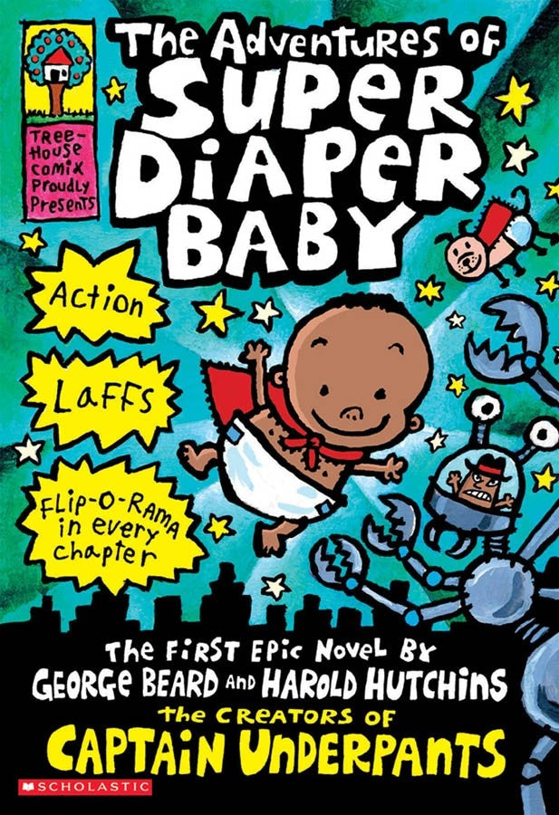 Livre The Adventures of Super Diaper Baby - Dav Pilkey (Livre d'occasion) - ISBN 0439376068