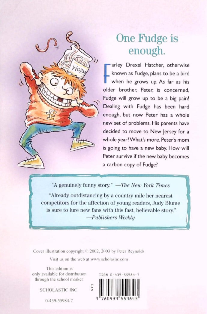 Livre Superfudge - Judy Blume (Livre d'occasion) - ISBN 0439559847
