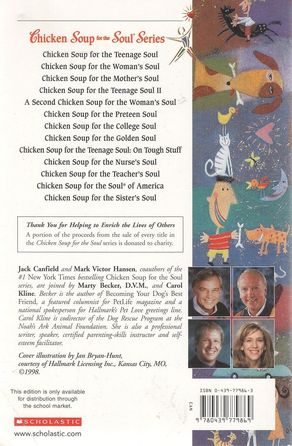 Livre Chicken Soup for the Pet Lover's Soul: Stories About Pets as Teachers Healers Heroes and Fr...