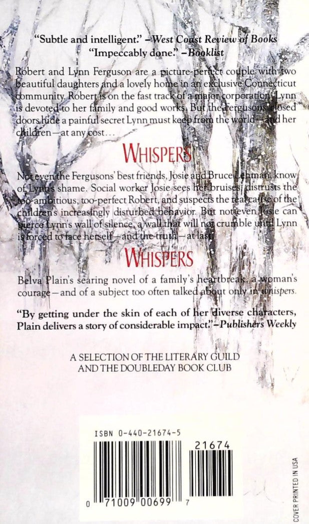 Livre Whispers - Belva Plain (Livre d'occasion) - ISBN 0440216745