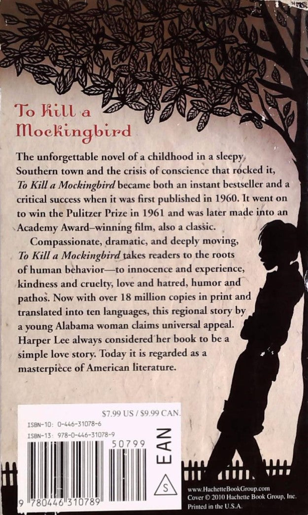Livre To Kill a Mockingbird - Harper Lee (Livre d'occasion) - ISBN 0446310786