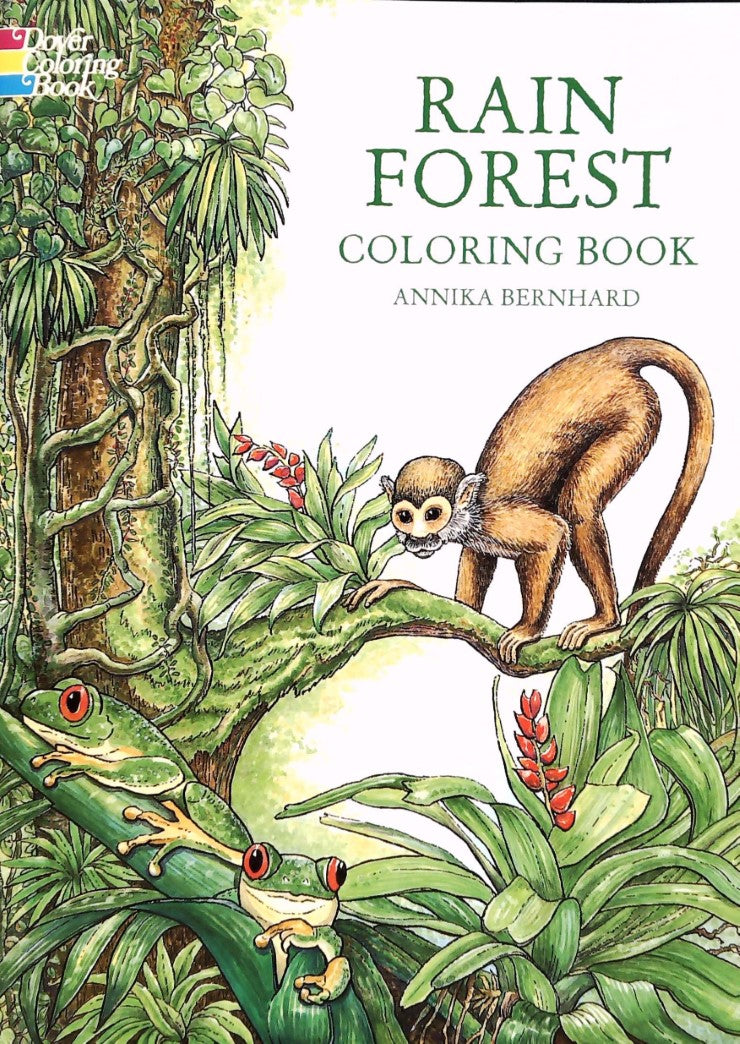 Livre Rain Forest Coloring book - Annika Berhard (Livre d'occasion) - ISBN 048640112X