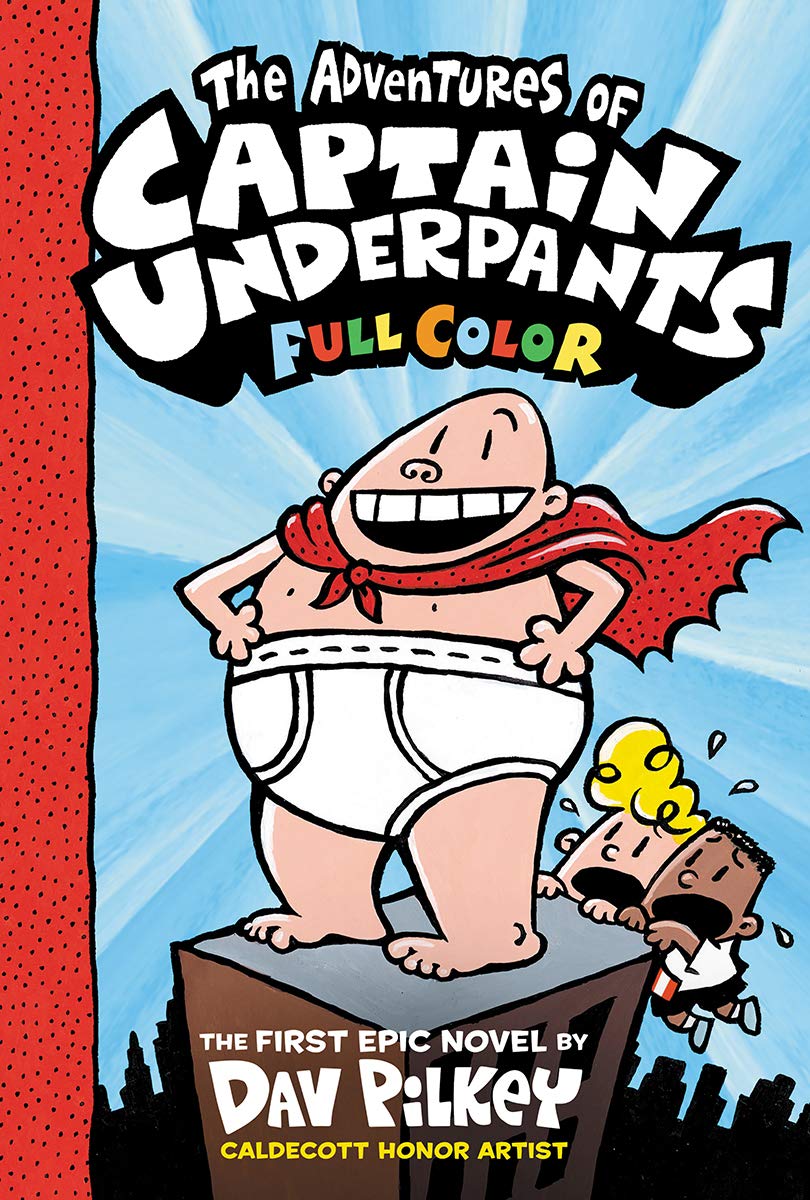Livre The Adventures of Captain Underpants # 1 (Color Edition) - Dav Pilkey (Livre d'occasion)