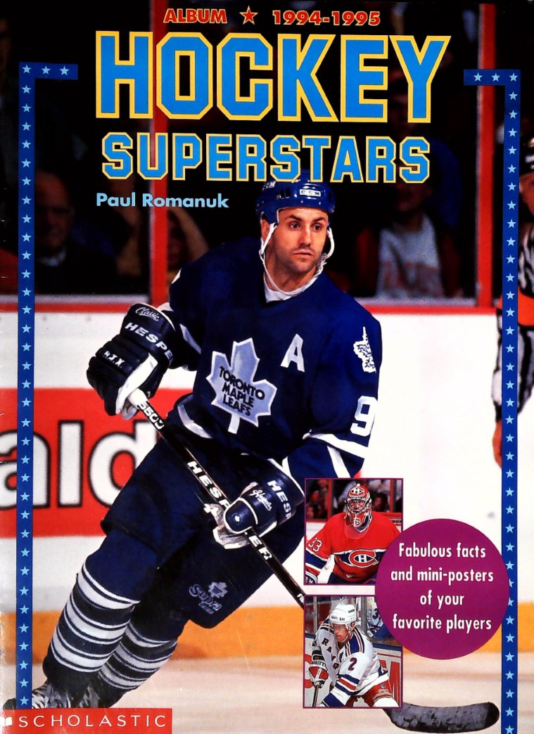 Livre Hockey Superstars Album 1994-1995 - Paul Romanuk (Livre d'occasion)