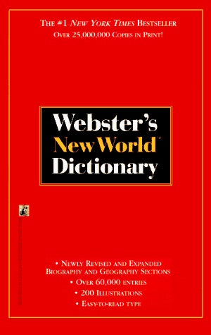 Livre Webster's NewWorld Dictionnary (Livre d'occasion) - ISBN 067189448X