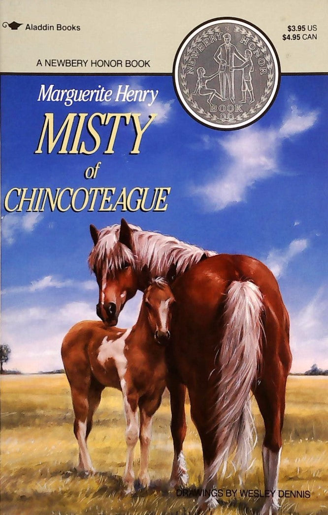 Livre Misty of Chincoteague - Marguerite Henry (Livre d'occasion) - ISBN 0689714920