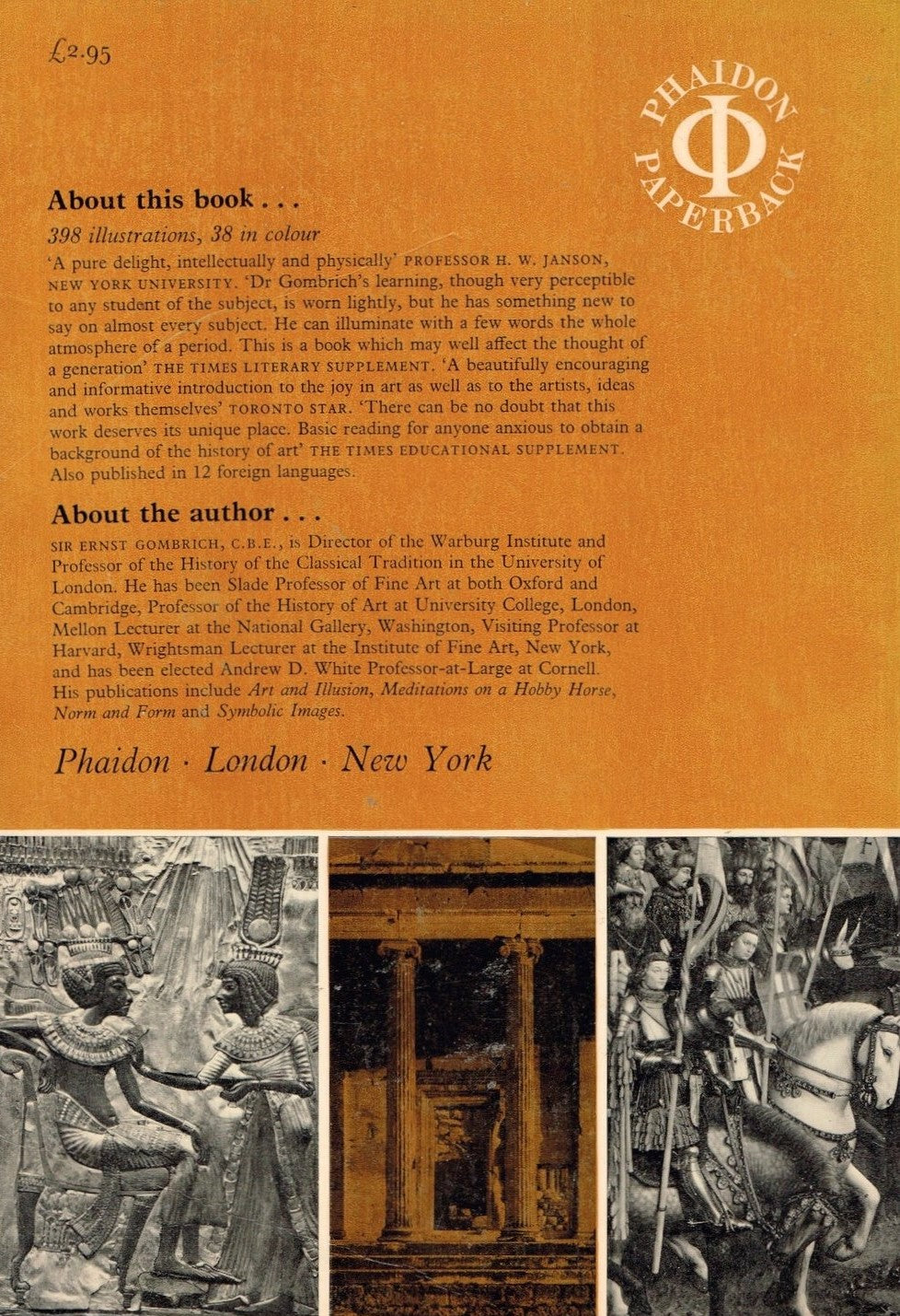 Livre The Story of Art - E.H. Gombrich (Livre d'occasion) - ISBN 0714815233